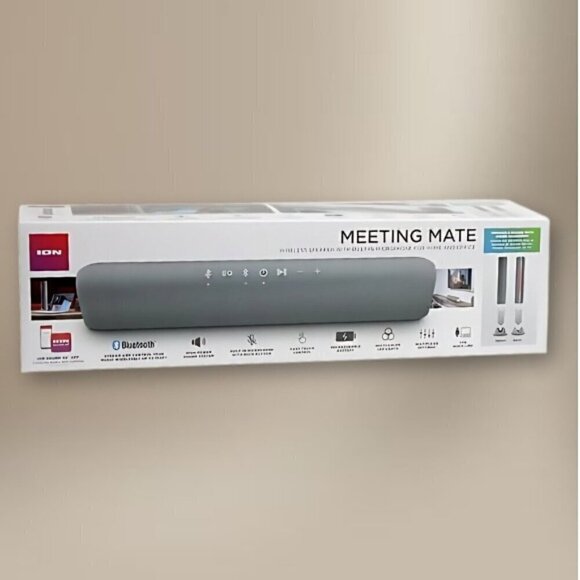 Ion Meeting Mate Wireless Speaker Built-In Microphone LED Bluetooth 5.0 … - Picture 1 of 9
